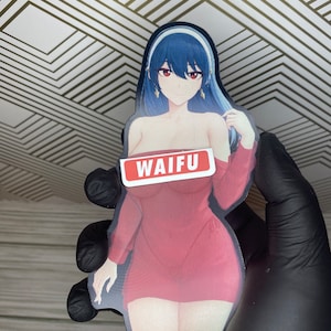 3D Lenticular Anime Sticker Decal Changing Moving Flip Motion Peeker Waterproof Car Laptop Console