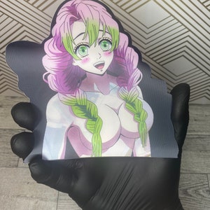 3D Lenticular Anime Sticker Decal Changing Moving Flip Motion Peeker Waterproof Car Laptop Console