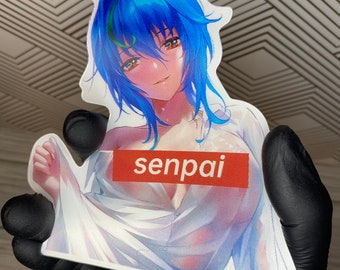 3D Lenticular Anime Sticker Decal Changing Moving Flip Motion Peeker Waterproof Car Laptop Console