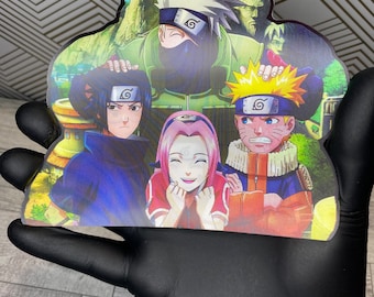 Etiqueta engomada lenticular 3D del animé que cambia la consola del ordenador portátil del coche impermeable del vistazo del movimiento del tirón móvil