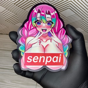 3D Lenticular Anime Sticker Decal Changing Moving Flip Motion Peeker Waterproof Car Laptop Console