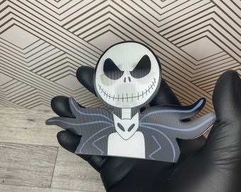 Etiqueta engomada lenticular 3D del animé que cambia la consola del ordenador portátil del coche impermeable del vistazo del movimiento del tirón móvil