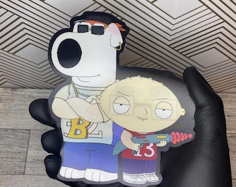 3D Lenticular Anime Sticker Decal Changing Moving Flip Motion Peeker Waterproof Car Laptop Console