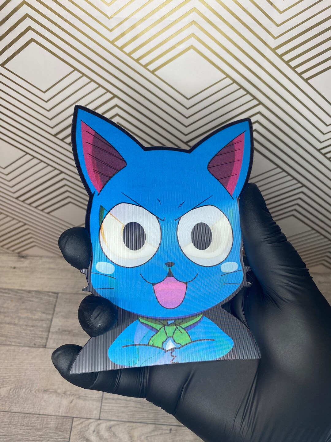 3D Lenticular Anime Sticker Decal Changing Moving Flip Motion Etsy