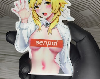 3D Lenticular Anime Sticker Decal Changing Moving Flip Motion Peeker Waterproof Car Laptop Console