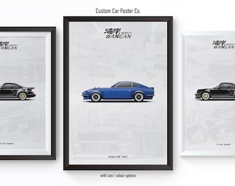 Fairlady Z S30Z (devil Z) - Wangan Midnight Poster Art
