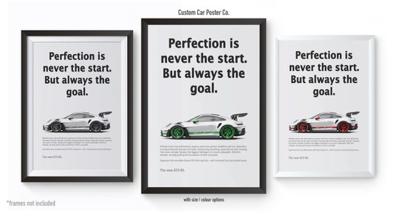 Inspirational Wall Art Co. - Performance | 2023 Porsche 911 - Car Posters  for Boys Room - Car Wall Decor - Car Room Decor - Car Posters for Men 