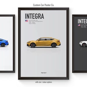 Acura Integra Art - Etsy