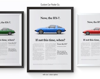 1980 Mazda Large Multi View Postcard GLC B2000 626 RX 7 - Etsy