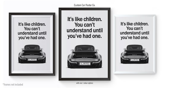Porsche 911 (964) Turbo Poster – 