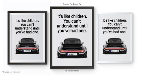 Porsche 911 (964) Turbo Poster – 