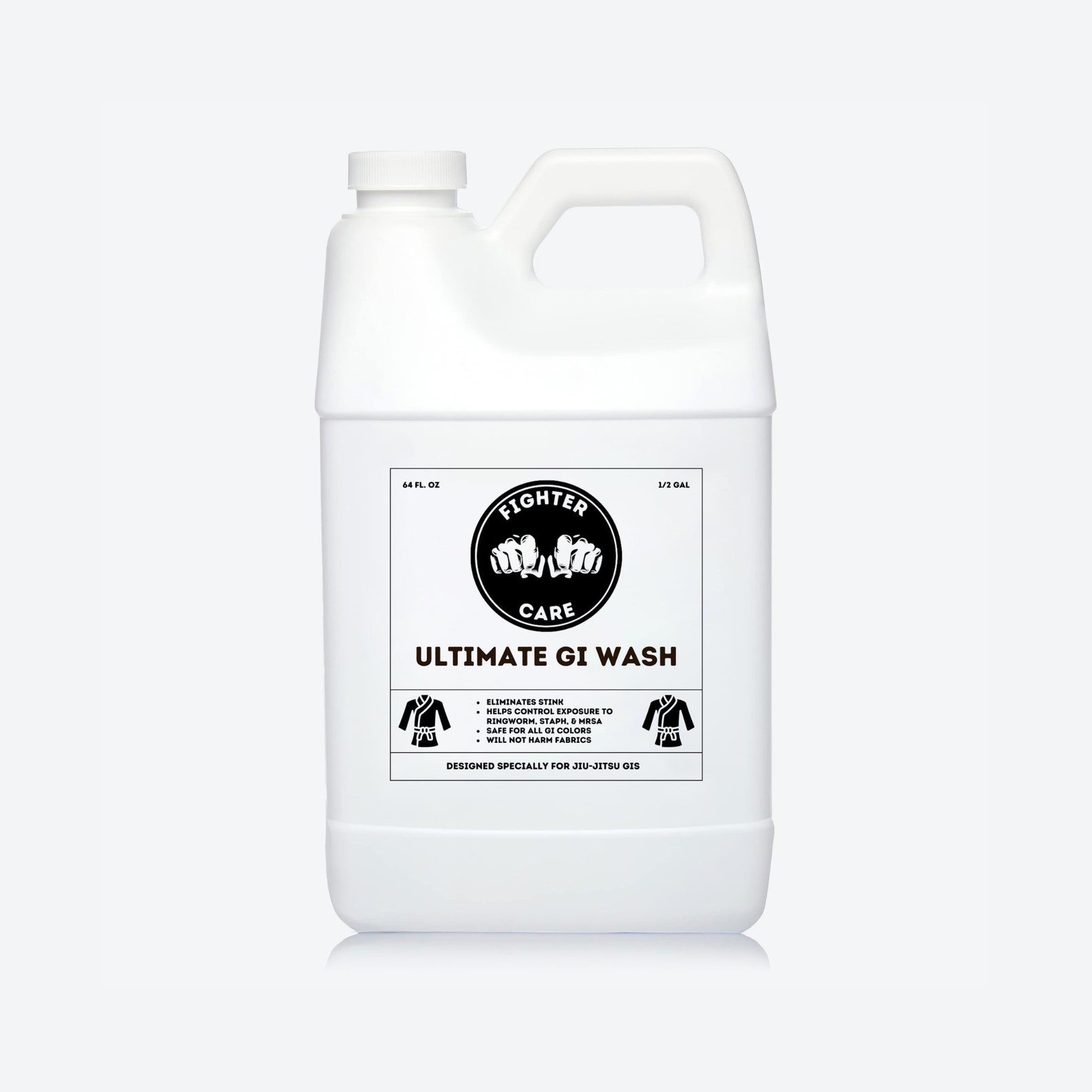 Liquid Laundry Detergent by Fighter Care Ultimate Gi Wash for Jiujitsu