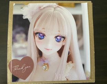 Dollfie Dream DDH-09 custom head with eyes semi-white sw skin MDD DD