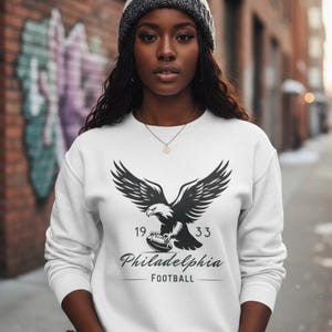 Adler Pullover Sweatshirt: Umweltfreundlicher Unisex Pullover