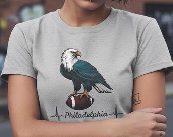 Camiseta "Ritmo cardíaco" de los Philadelphia Eagles: Ropa para aficionados al fútbol