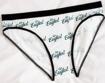 Women's Eagles Football Panties, Cute Sports Lingerie