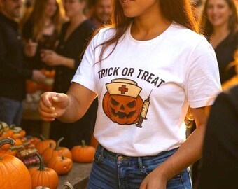 Halloween Krankenschwester T-Shirt: Unisex T-Shirt