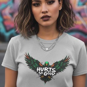 Camiseta de los Philadelphia Eagles: Duele mucho, ropa para el día del partido