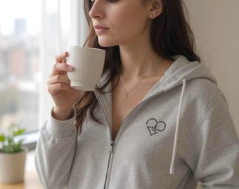 Nurse Full Zip Hooded Sweatshirt