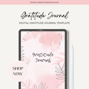 Daily Undated Gratitude Journal