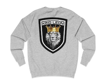 King Leon Unisex Heavy Blend™ Crewneck Sweatshirt, Crewneck Sweatshirt, Pride Sweatshirt, Comfy Unisex Sweatshirt, Strength Sweatshirt