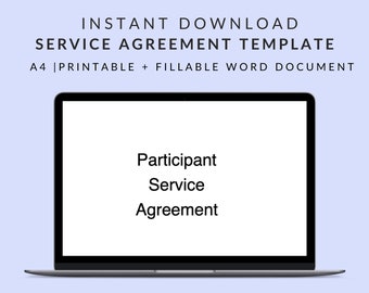 NDIS Service Agreement Template