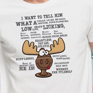 Where’s The Tylenol Christmas Shirt, Clark Rant Christmas Shirt, Holiday Shirt, Marty Moose Festive Tee, Holiday Gift, Gift For Him