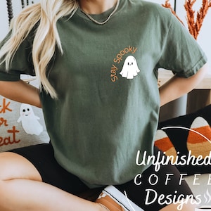 Stay spooky SVG PNG| halloween svg| ghost svg| spooky svg| Halloween shirt| cute ghost svg| spooky season svg| ghost svg| digital download