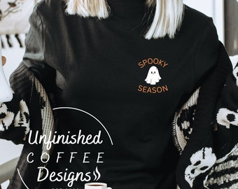 Spookachtige geest SVG-png-bestand | Ontwerp met Halloween-vibes
