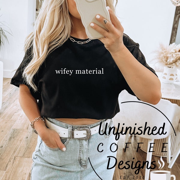 Wifey material SVG PNG, wife life svg, wife svg, future wifey svg, bride svg, Mrs svg, feel my sweatshirt that's wifey material svg