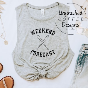 Pronóstico de fin de semana SVG PNG, temporada de béisbol svg, vida de béisbol svg, clipart de bate de béisbol, mamá de béisbol, vida de mamá de béisbol svg, mamá del estadio de béisbol
