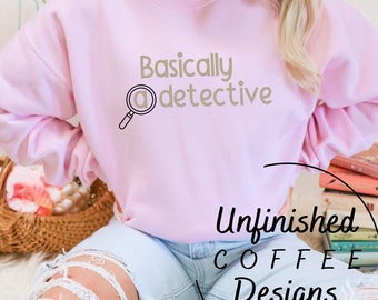 True Crime Detective SVG PNG, Comfy Clothes Design (Digital Download)