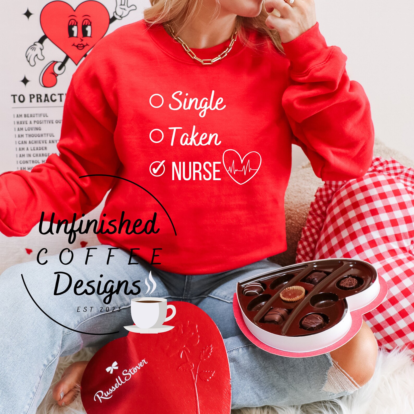 Single Taken Nurse Valentine SVG PNG, Nurse Valentines Day Shirt ...