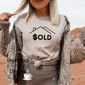 Sold SVG PNG| real estate sold svg| real estate svg| realtor svg| coffee and closings svg| buyers and sellers svg| real estate agent svg