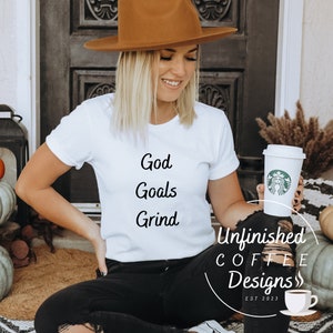 God goals grind SVG PNG, faith svg, christian svg, worship svg, religious svg, empowered svg, purpose svg, boss svg, god goals grind growth