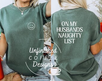 Naughty List Wife Life SVG | Funny Christmas Shirt Design (Digital Download)