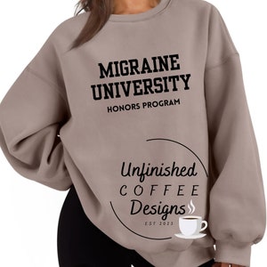 Migraine University Honours programme SVG PNG, survivant de la migraine svg, migraine chronique svg, svg de sensibilisation à la migraine, migraine guerrier svg