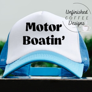 Motor Boatin SVG PNG, summer svg, summertime svg, lake life svg, lake bum svg, boating svg, boat waves sun rays lake days svg, boat babe svg