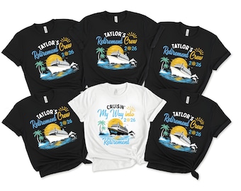 Custom Retirement Cruise Shirt Matching Family Squad Retiree Vacation Gift Sweatshirt