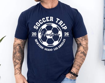 Custom Soccer Trip Shirt 2026 USA Football Game Hoodie Stadium Tour Sweatshirt Name