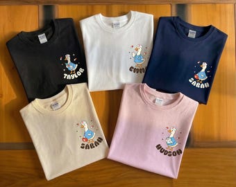 Custom Duck Nurse Squad Shirt Pocket Hoodie Nurses Day Gift Cute Goose Sweatshirt