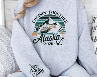 Alaska Cruise Sweatshirt 2026 | Custom Family Holiday Shirts | Matching Vacation Hoodie