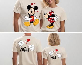 Couple Disneyland Mickey & Minnie Sweatshirt, Anniversary Disney Style Shirts