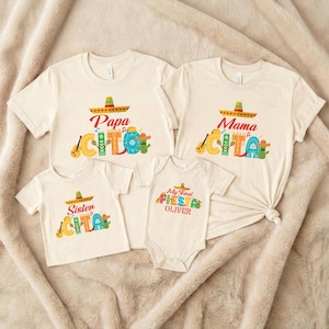 My First Fiesta Birthday Baby Bodysuit Custom Toddler Shirt Cinco De Mayo Bday Party Outfit