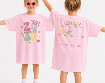 Class 2039 Shirt Graduation Kindergarten Pre-k School Sweatshirt Back Print
