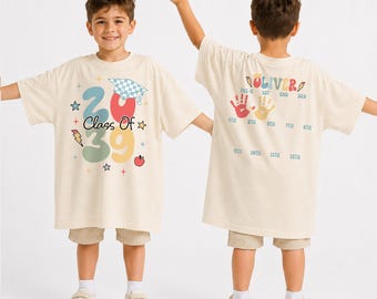 Class 2039 Personalized Shirt Kindergarten Graduation School Milestone Sweatshirt
