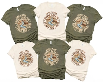 Custom Grand Canyon Family Trip 2026 Shirt Matching Vacation Sweatshirt Hoodie