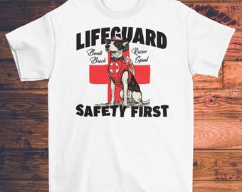 Lifeguard Dog Bondi Beach Garment-Dyed T-Shirt