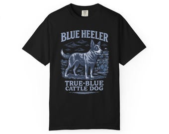 Blue Heeler Ranch Dog T-shirt | Western Cowdog Graphic Tee