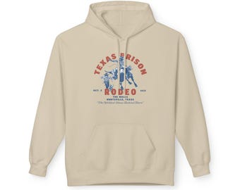 Texas Prison Rodeo Hoodie | Vintage Rodeo Cowboy Graphic